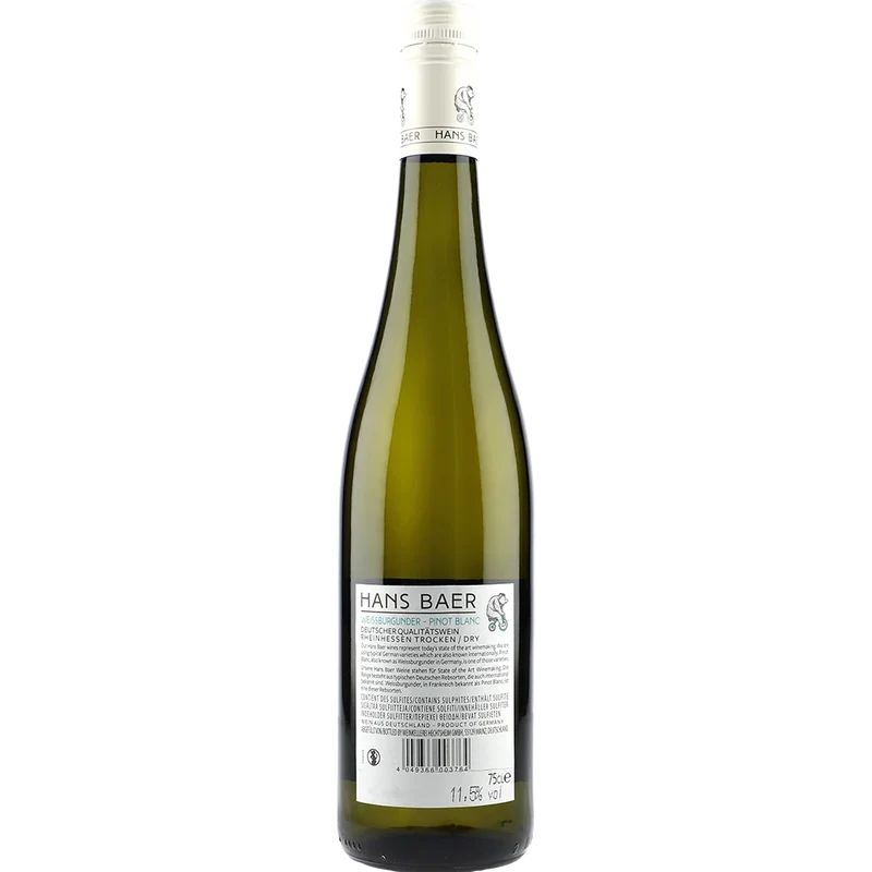 Hans Baer Weissburgunder 11% 0,75L FL