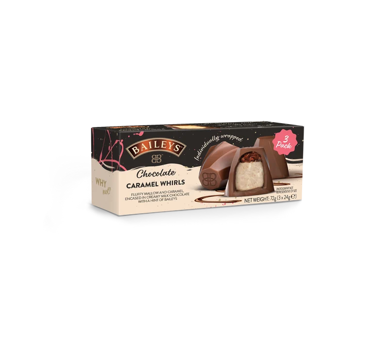 Baileys Milk Chocolate Caramel Whirls 3 Pack