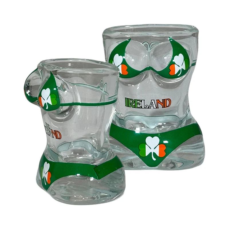 Shamrock Bikini Shot Glass