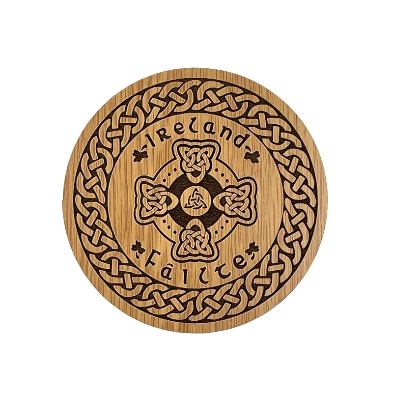 Wooden Coaster Celtic Cross