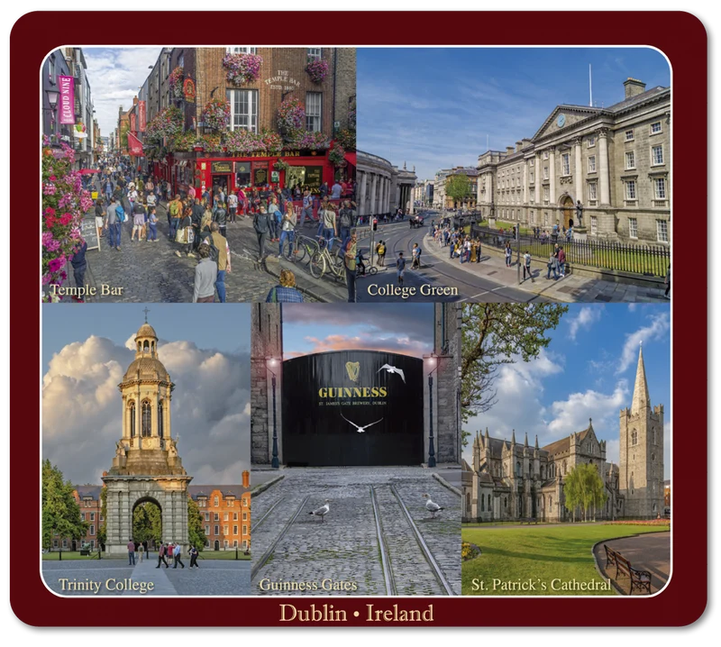 Irish Pubs Image Table Coasters