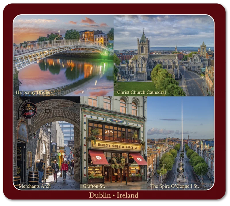Irish Pubs Image Table Coasters
