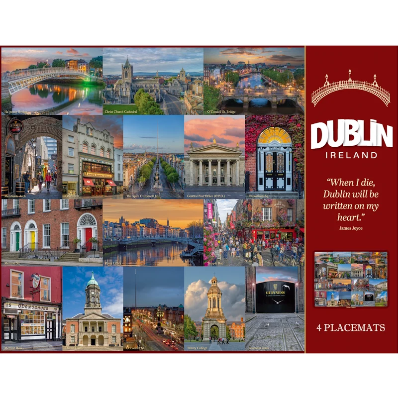 Dublin City Image Table Placemats