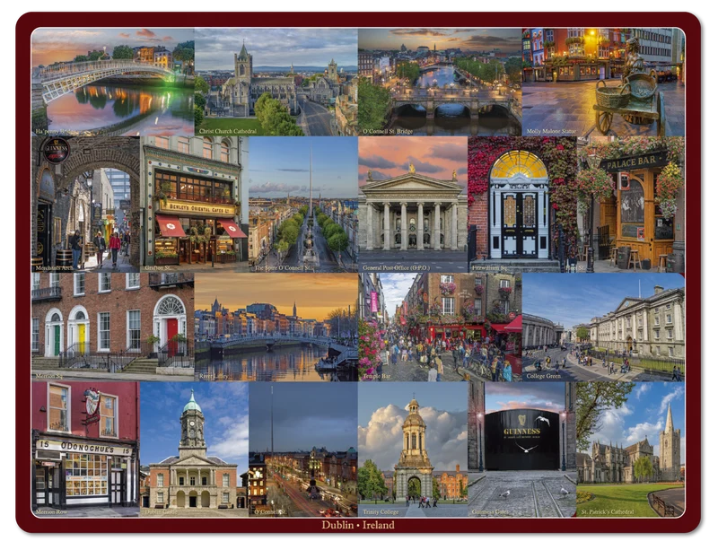 Dublin City Image Table Placemats
