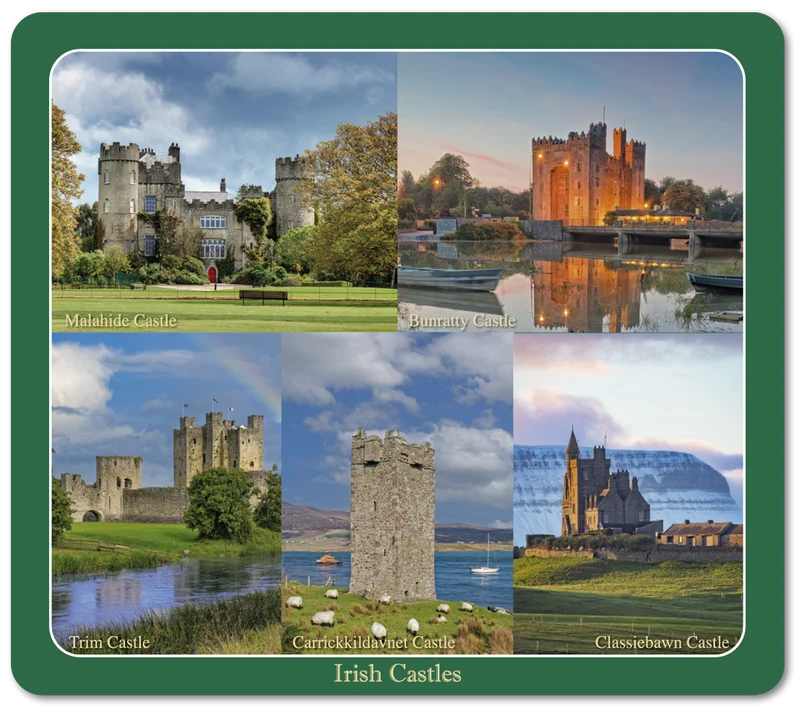Irish Castles Image Table Coasters