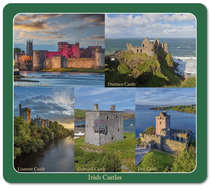 Irish Castles Image Table Coasters