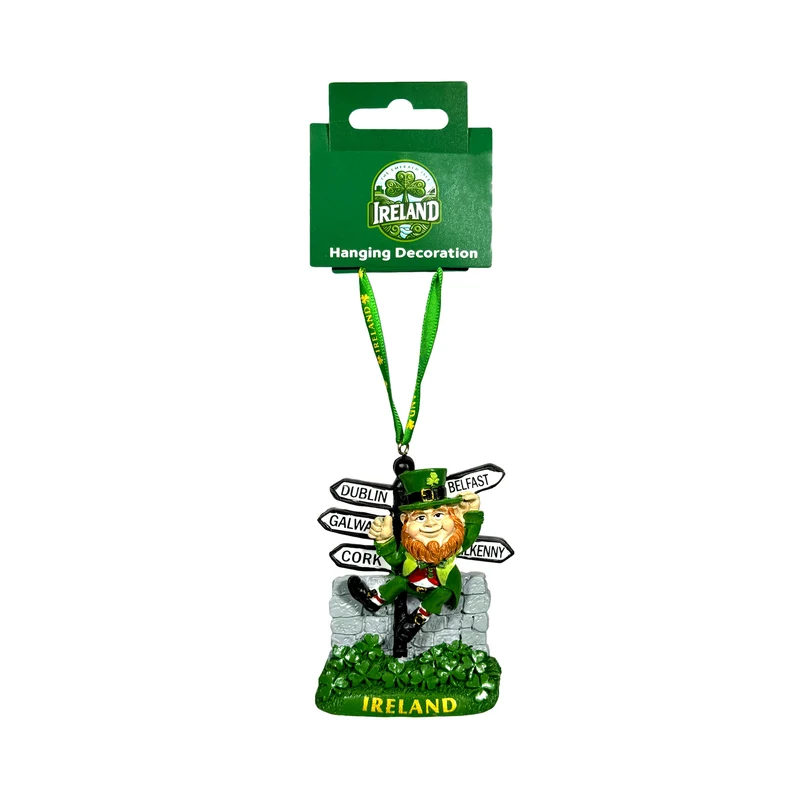 Leprechaun And Signpost Decoration