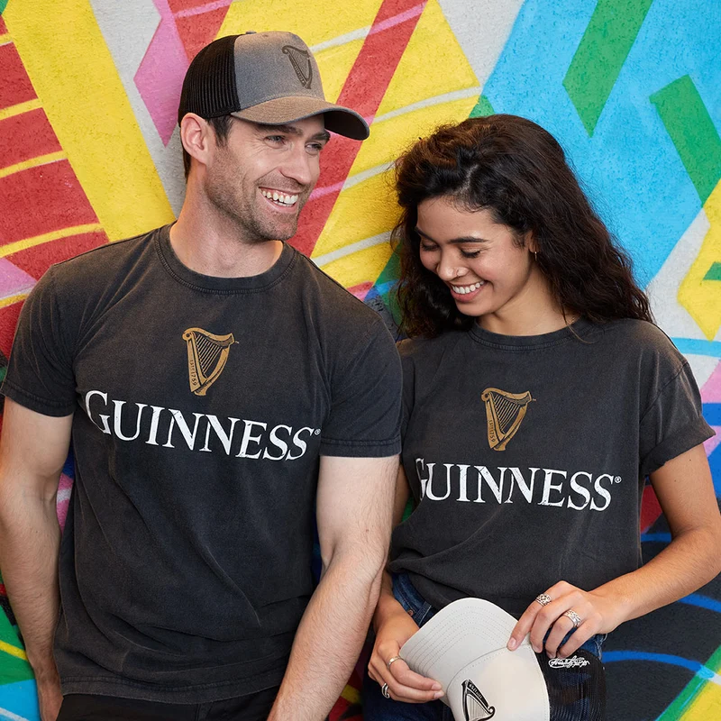 Guinness® Distressed Trademark Label T-Shirt
