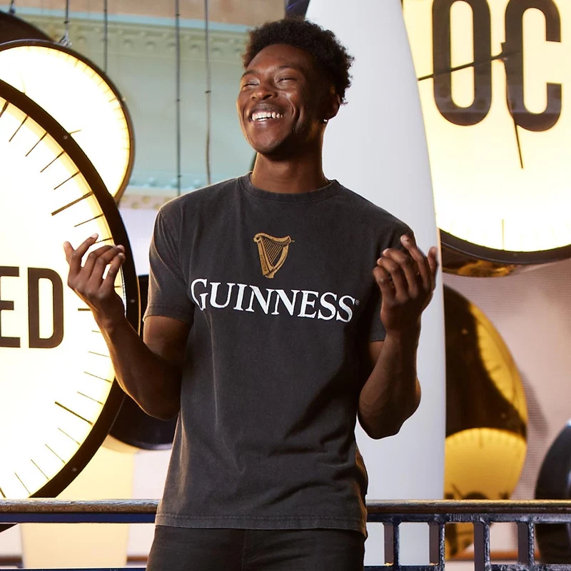 Guinness® Distressed Trademark Label T-Shirt