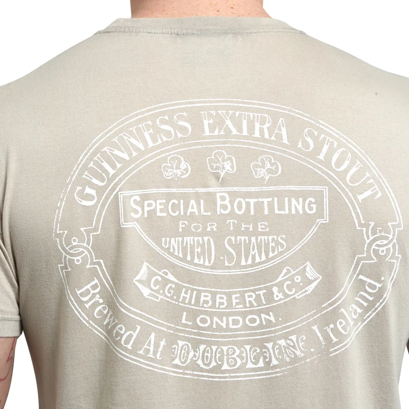 Beige Guinness Harp Premium Tee