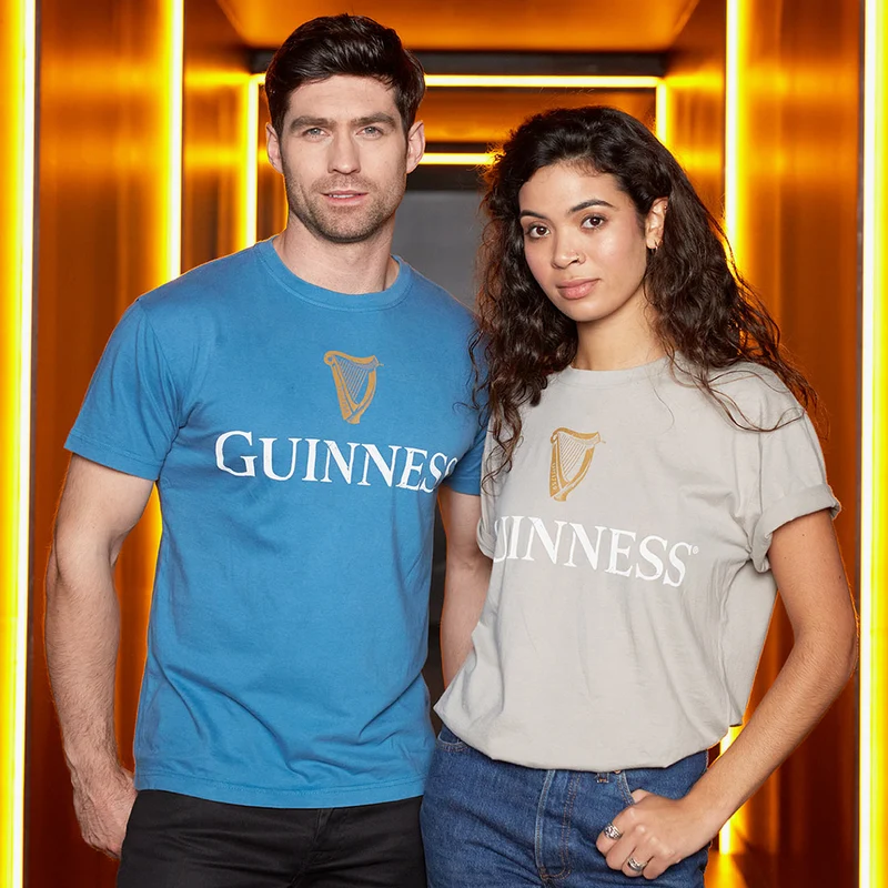 Beige Guinness Harp Premium Tee