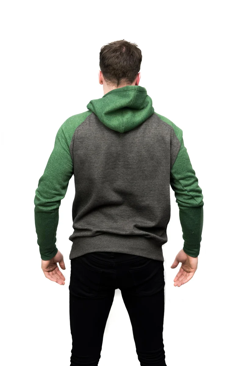 Guinness Grey and Green Hoodie
