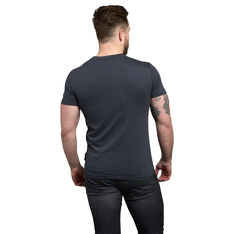 Guinness Navy Distressed Harp Tee