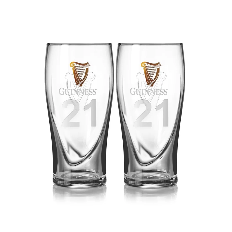 Guinness Pint Glass Twin Pack
