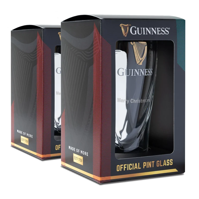 Guinness Pint Glass Twin Pack