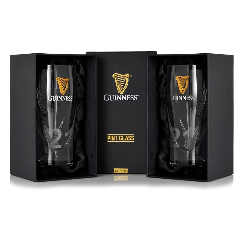 Guinness Pint Glass Twin Pack