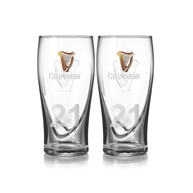 Guinness Pint Glass Twin Pack