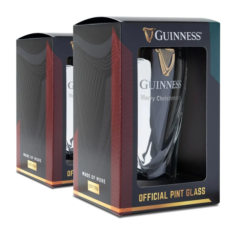 Guinness Pint Glass Twin Pack
