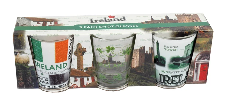 Shot Glasses, boxed set of 3