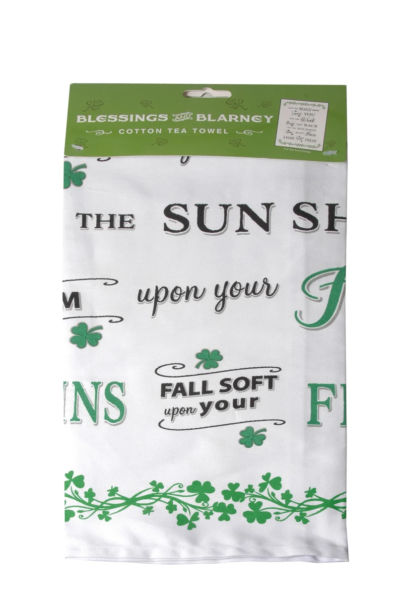Tea Towel, Cotton - Blessings, May the Road
