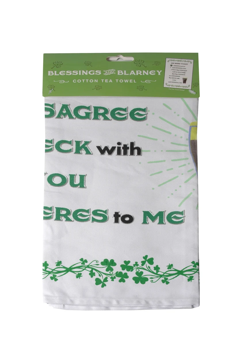 Tea Towel, Cotton - Blessings, An Irish Toast