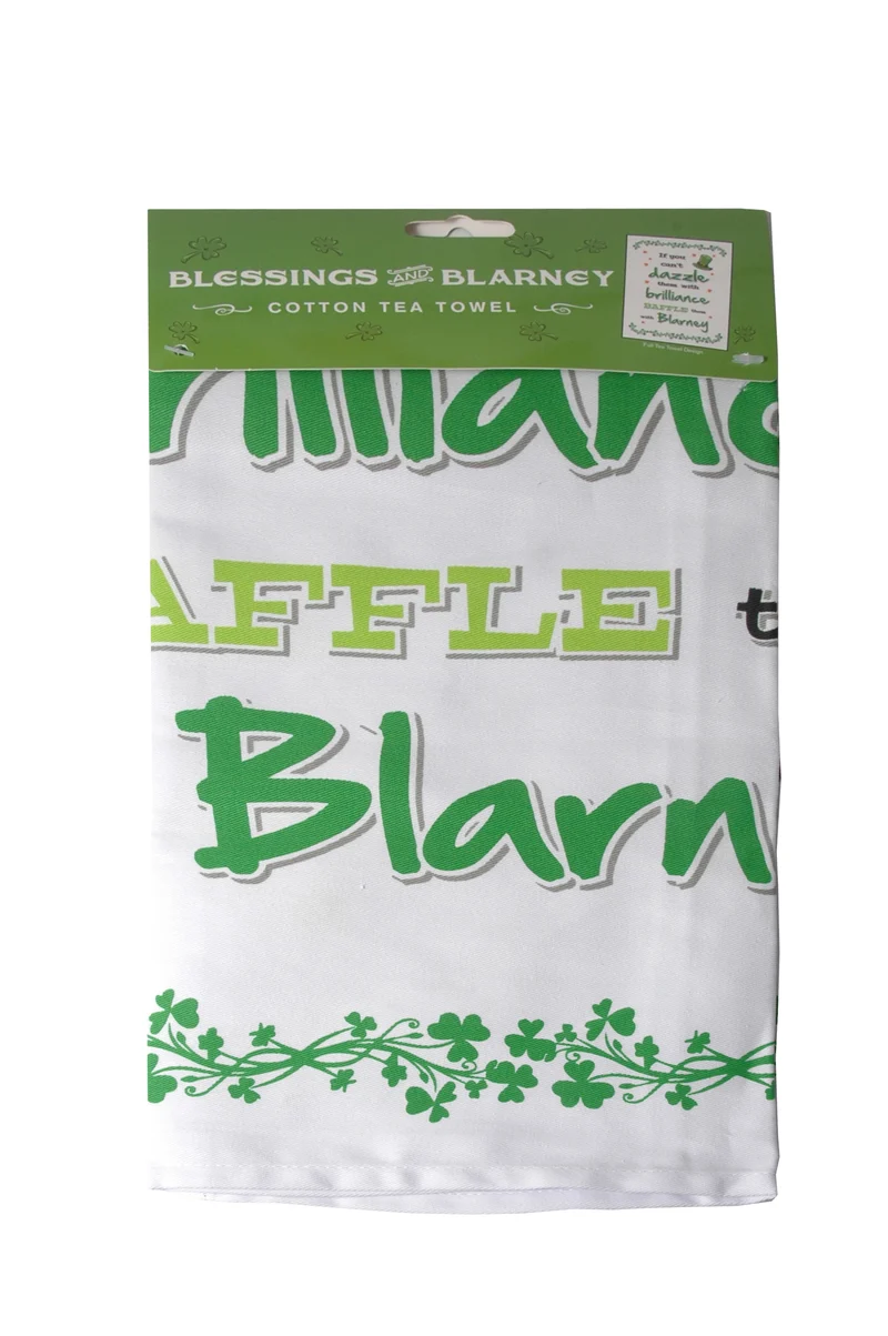 Tea Towel, Cotton - Blessings, Dazzle and Baffle