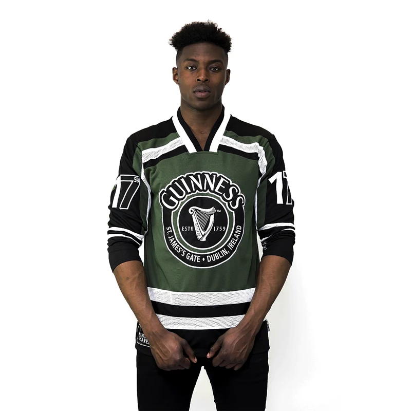 Guinness Green & White Hockey Jersey