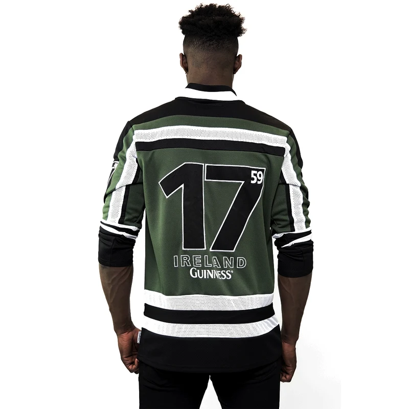 Guinness Green & White Hockey Jersey