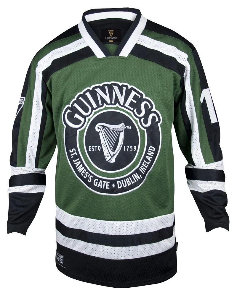 Guinness Green & White Hockey Jersey