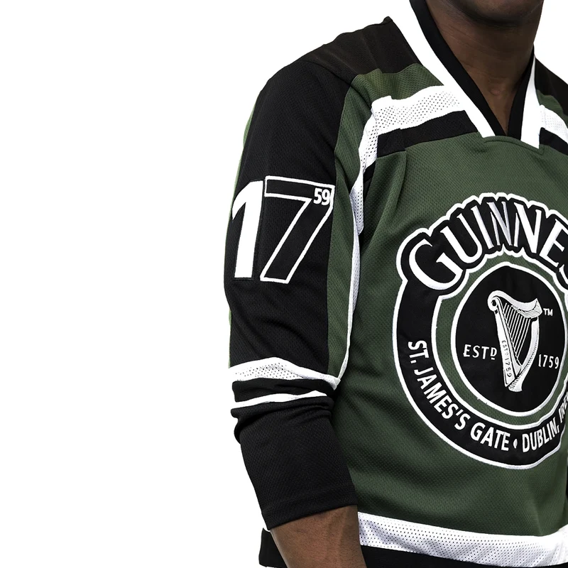 Guinness Green & White Hockey Jersey