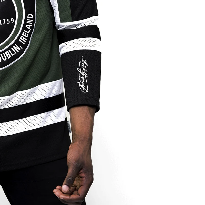 Guinness Green & White Hockey Jersey