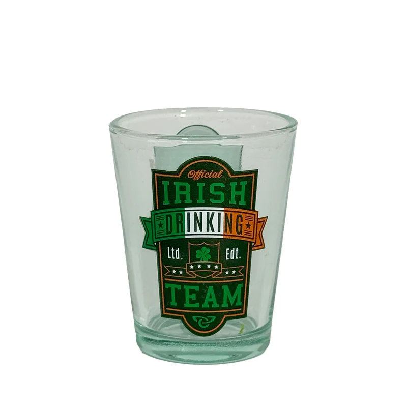Irish Drinking Team Shot Glass