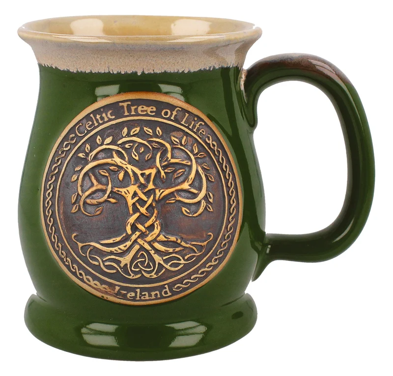 Tree Of Life Pottery Mug