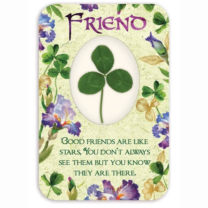 Shamrock Friend Blessings Card