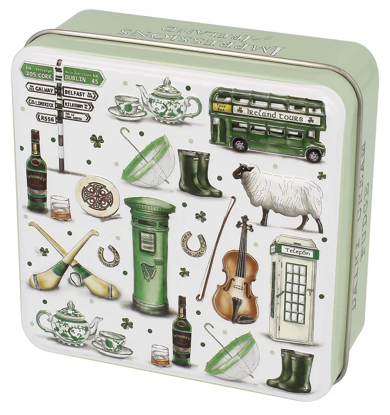 Dairy Cream Fudge in Irish Motifs Tin 100g