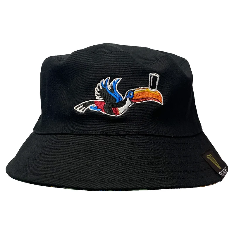 Guinness Toucan Hawaiian Print Bucket Hat