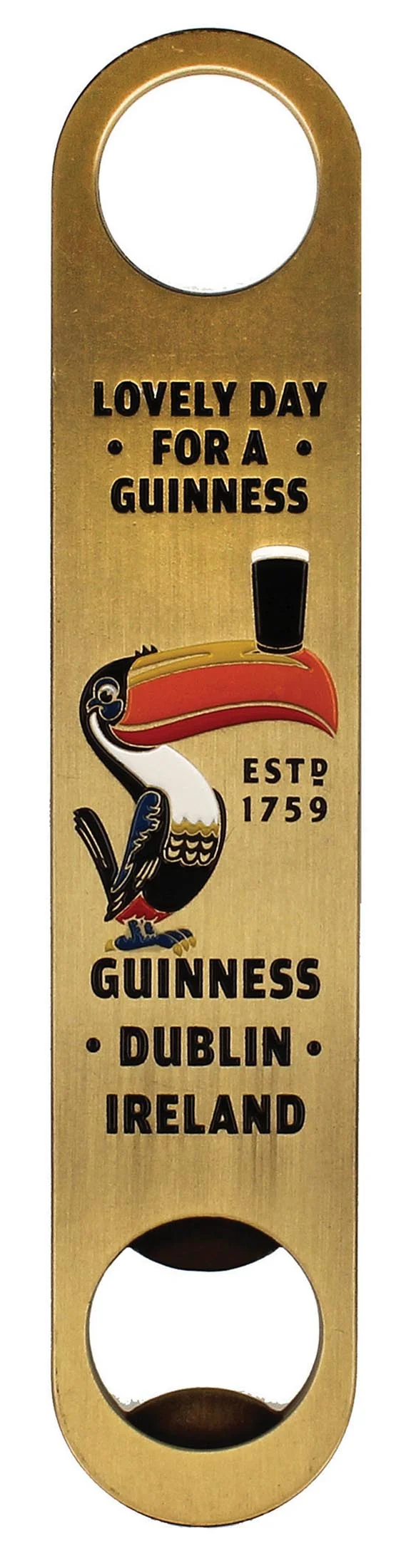 Guinness Toucan Barman Steel Bottle Opener