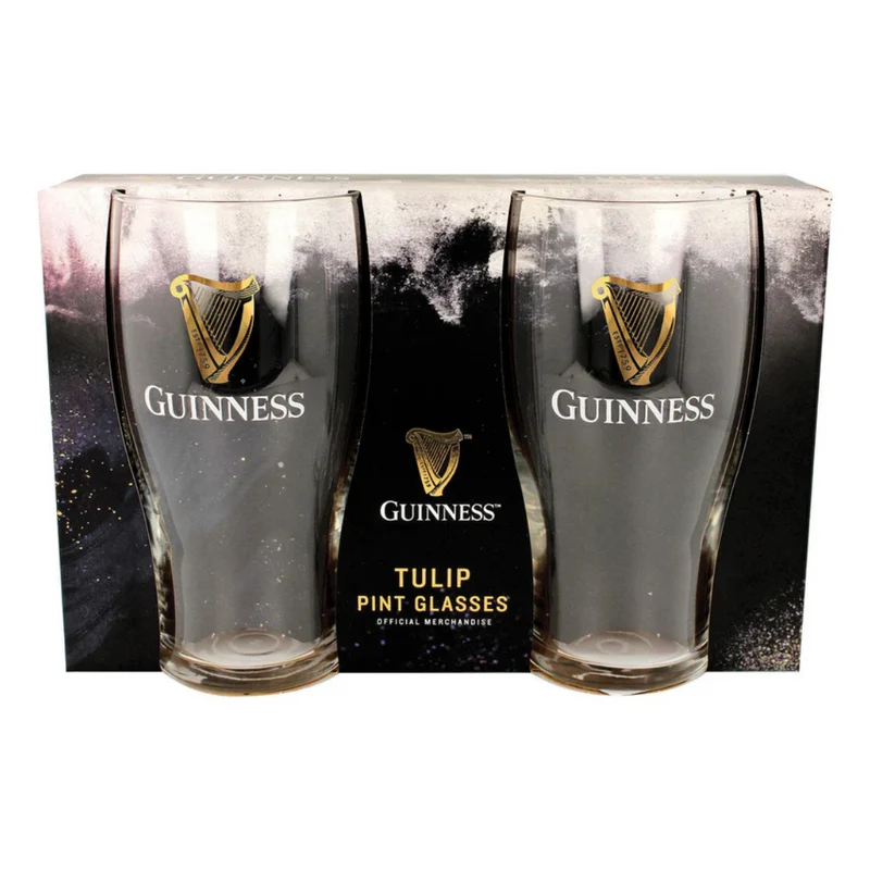 Guinness Classic 2 Pack Tulip Pint Glasses