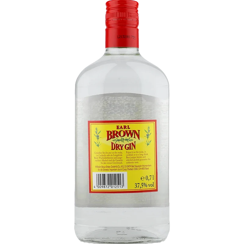 Earl Brown Dry Gin 37.5 % 0,7L FL