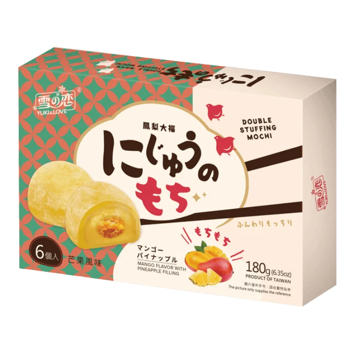 Y&L Ananas Mango Mochi 180g Taiwanesische Mochi Süßigkeit