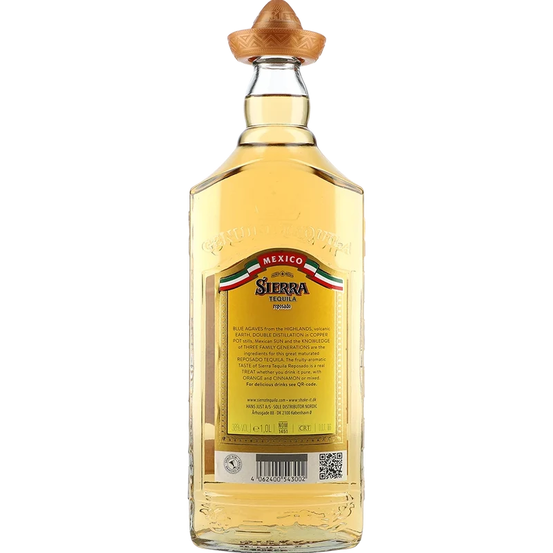 Sierra Tequila Reposado 38 % 1L FL