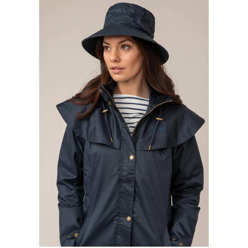 Women's Storm Waterproof Black Bucket Hat