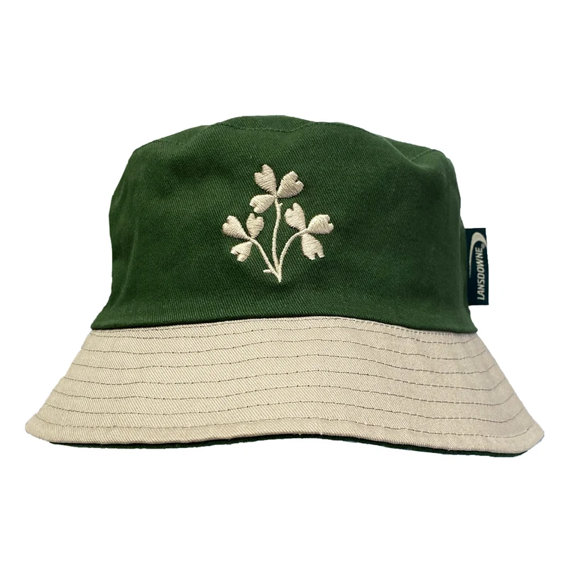 Unisex Shamrock Reversible Bucket Hat