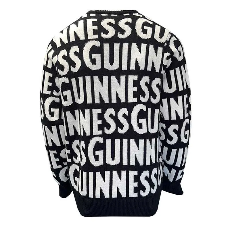 Unisex Guinness Chunky Word Jumper