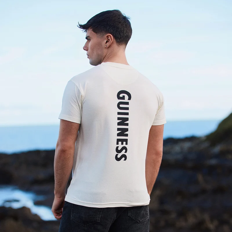 Unisex Guinness Smiling Pint White T-Shirt