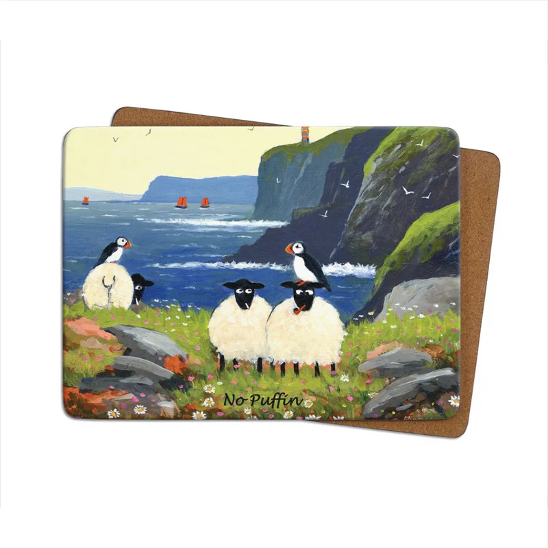 No Puffin Single Table Place Mat