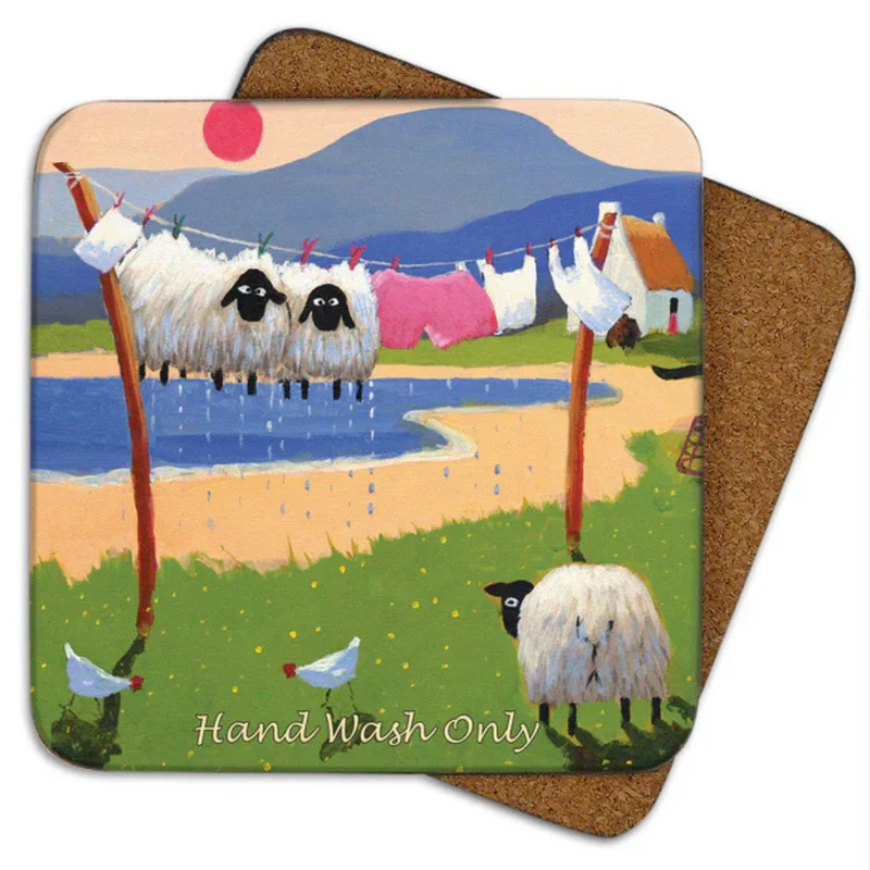 Hand Wash Only Coaster