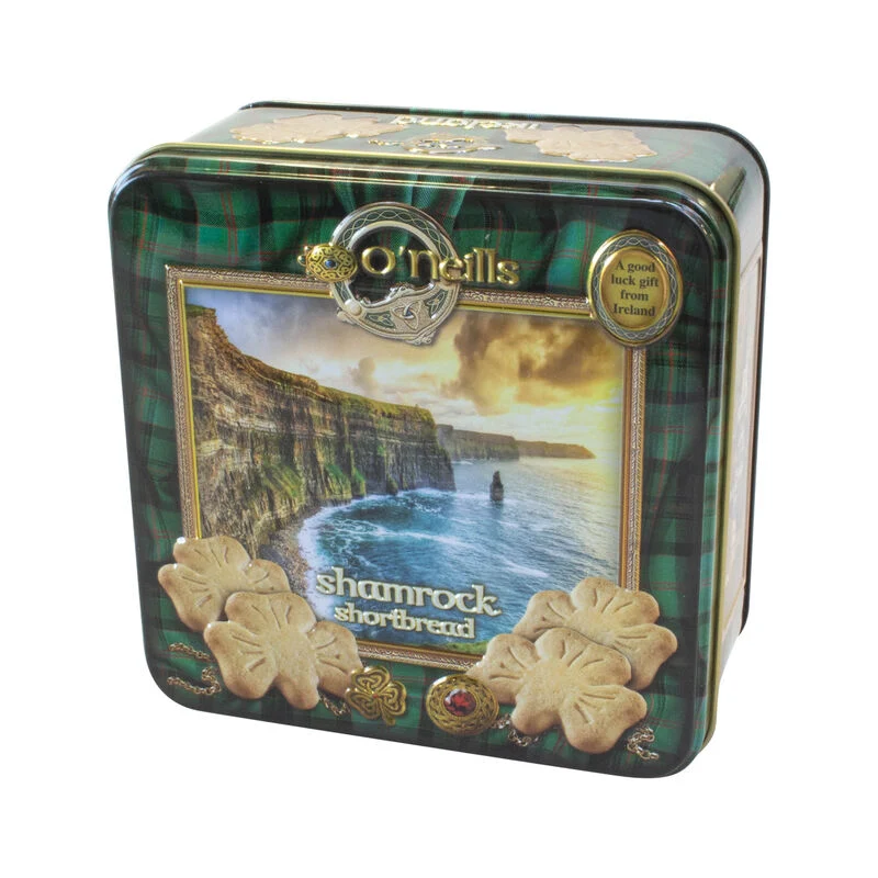O'neill's Shamrock Shaped Shortbread Tin 80g