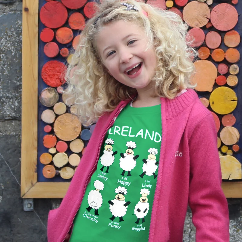 Happy Sheep Ireland Kids T-Shirt