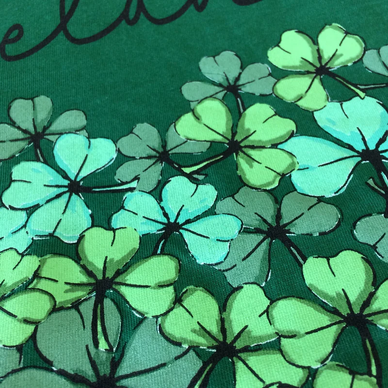 Women's Heart Shamrock T-Shirt Green